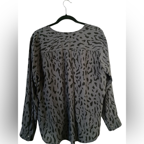 Women's Rails LA Hillary Top in Ash Cheetah - Size Large - Picture 5 of 10